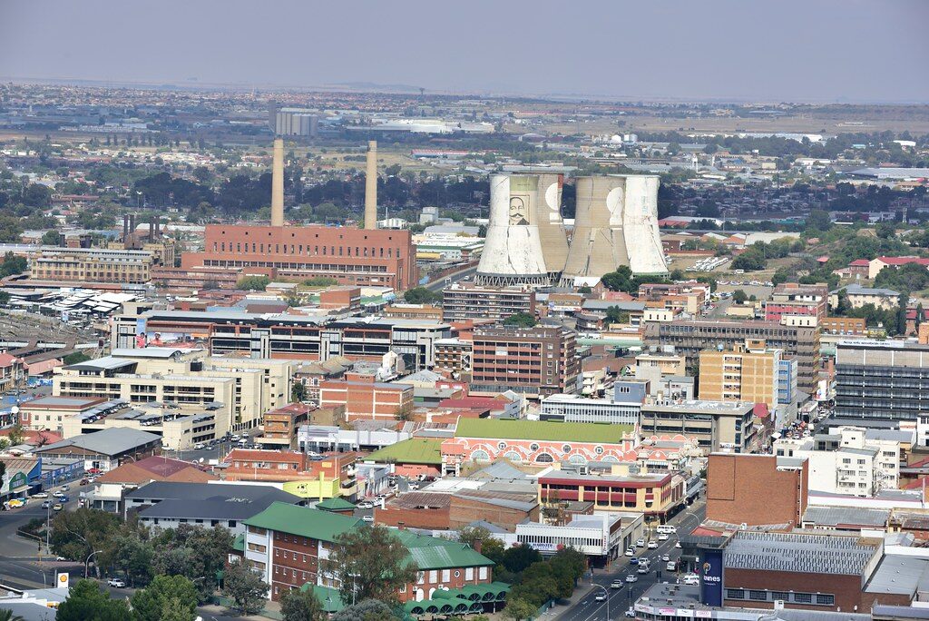A view over Bloemfontein city