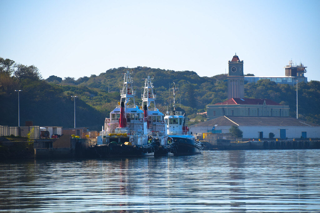 Tugboats in the port of East London